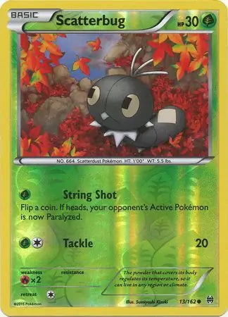 BREAKthrough Scatterbug #13/162 reverse holo