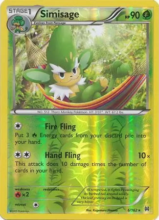 BREAKthrough Simisage #6/162 reverse holo