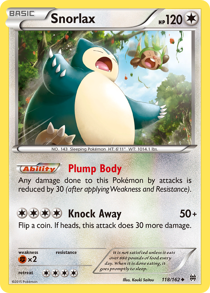 BREAKthrough Snorlax #118/162