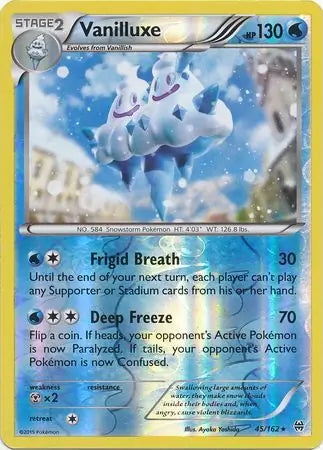 BREAKthrough Vanilluxe #45/162 reverse holo