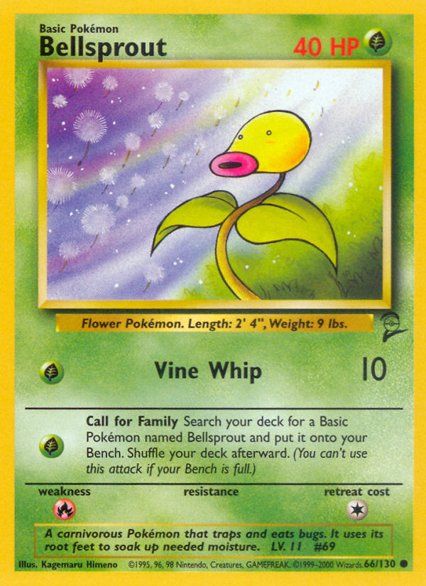 Base Set 2 Bellsprout #66/130