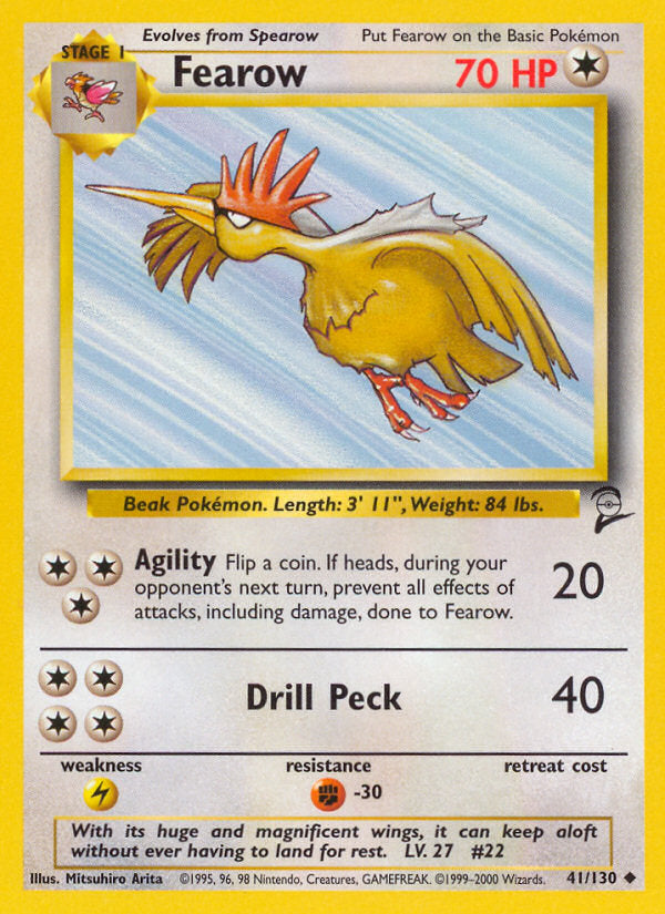 Base Set 2 Fearow #41/130