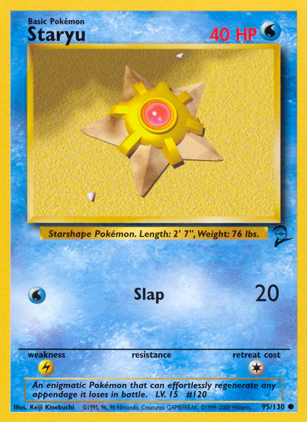 Base Set 2 Staryu #95/130