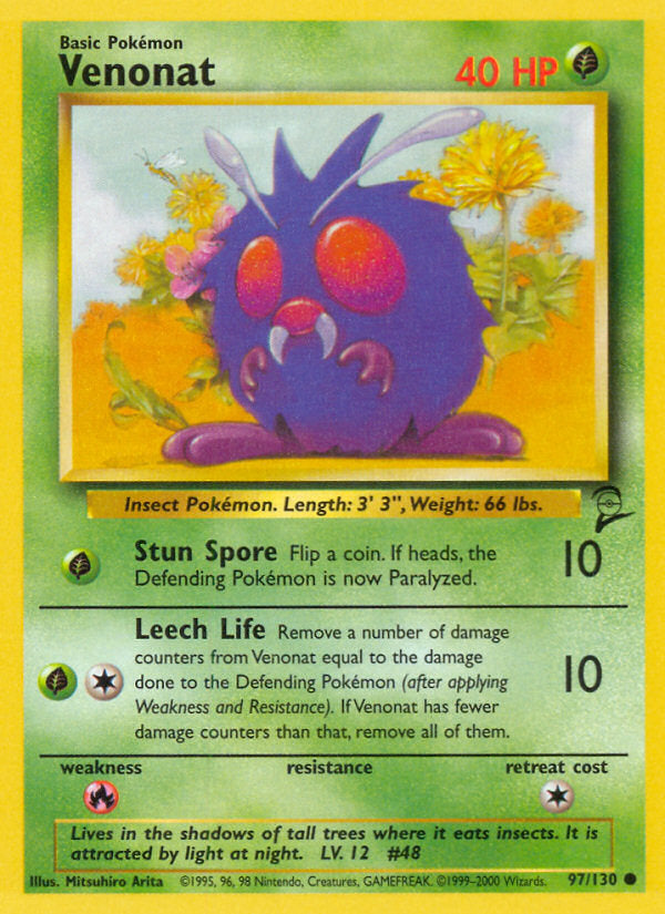 Base Set 2 Venonat #97/130