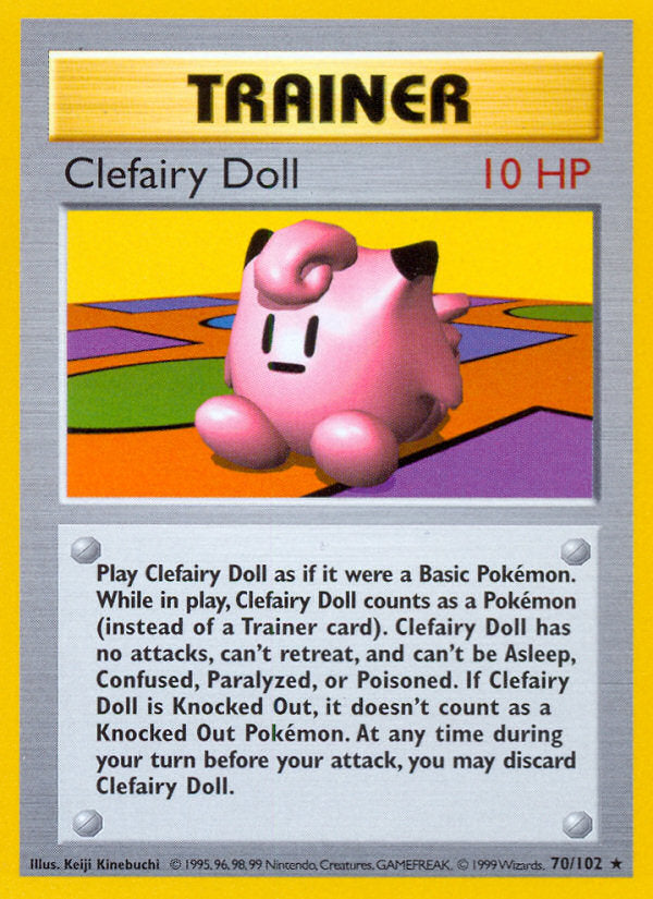 Base set Clefairy Doll #70/102 shadowless