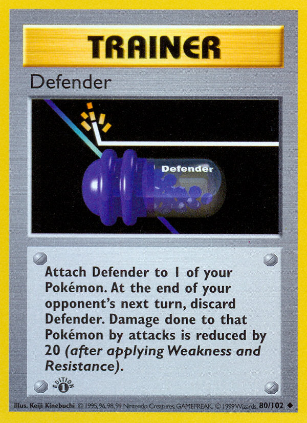 Base set Defender #80/102 first edition
