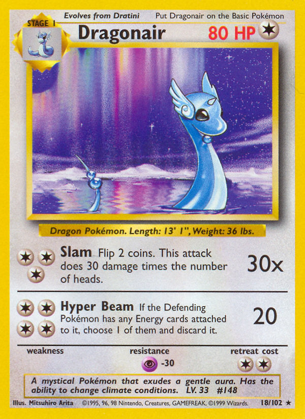Base set Dragonair #18/102 unlimited