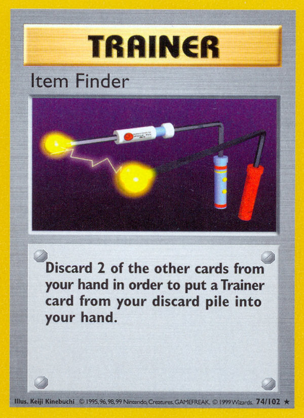 Base set Item Finder #74/102 shadowless
