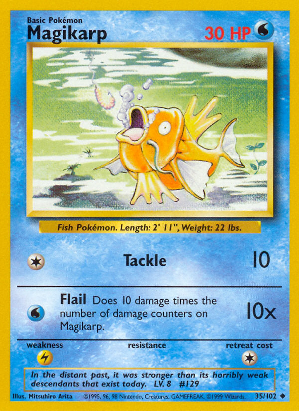 Base set Magikarp #35/102 unlimited