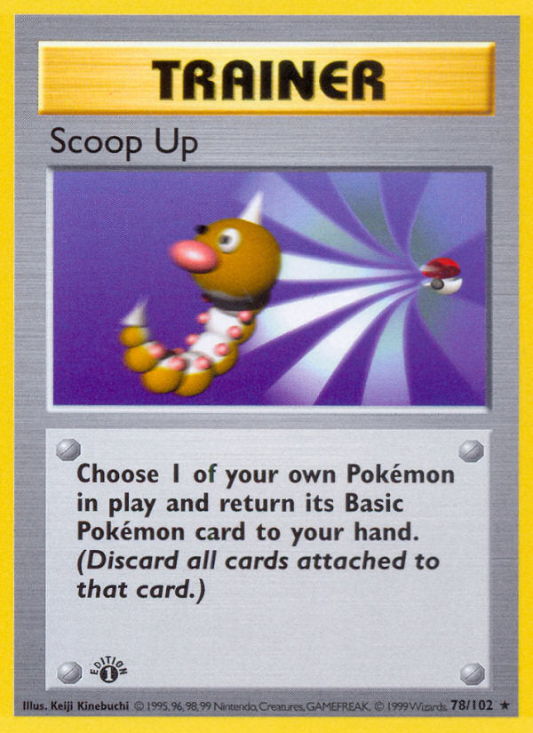 Base set Scoop Up #78/102 first edition