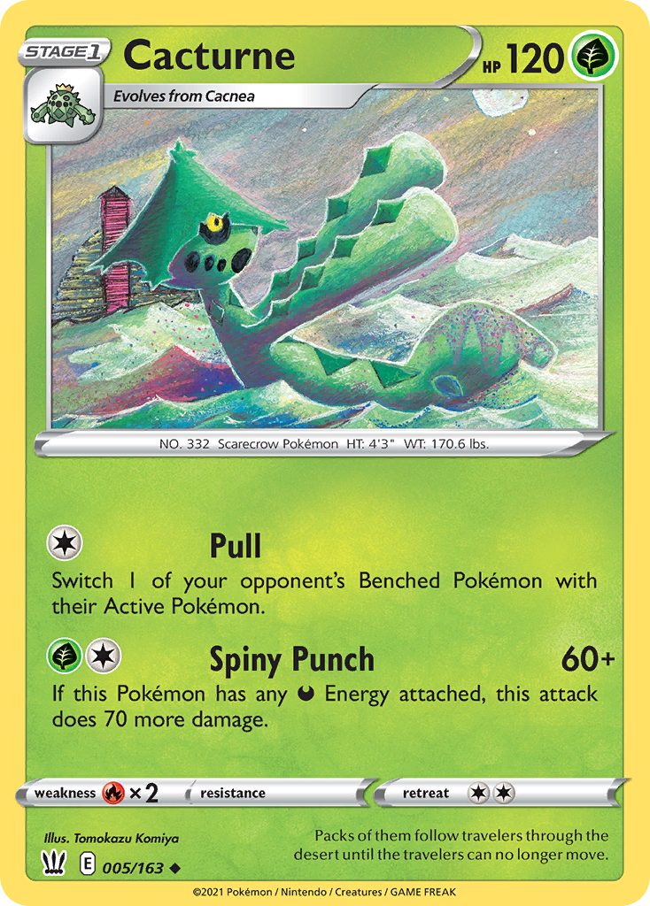 Battle Styles Cacturne #5/163