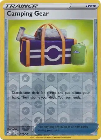 Battle Styles Camping Gear #122/163 reverse holo