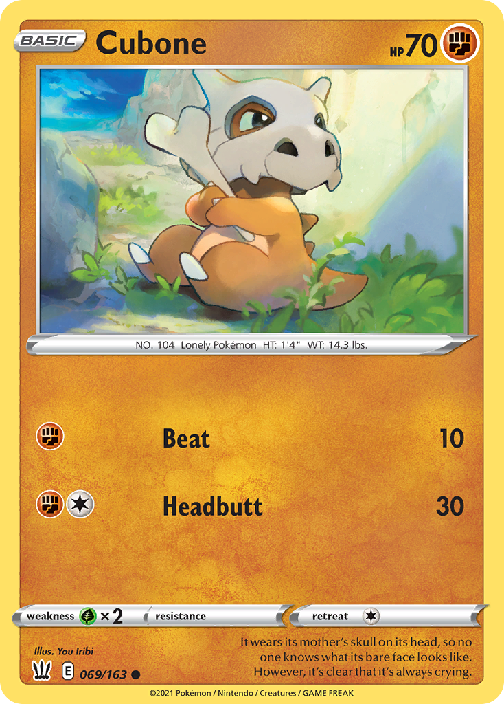 Battle Styles Cubone #69/163
