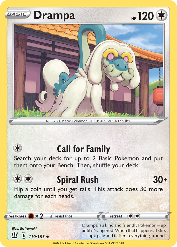 Battle Styles Drampa #119/163