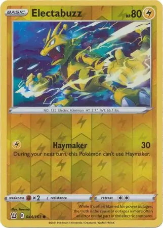 Battle Styles Electabuzz #44/163 reverse holo