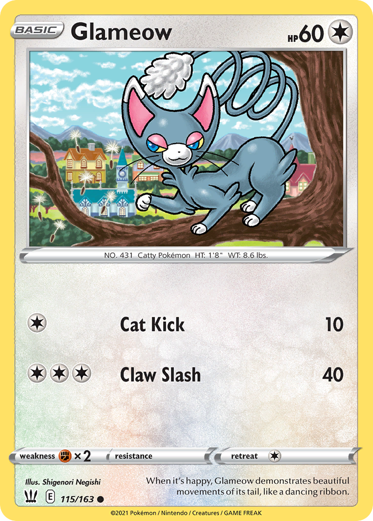 Battle Styles Glameow #115/163