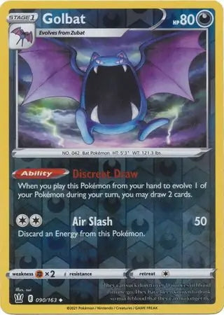 Battle Styles Golbat #90/163 reverse holo