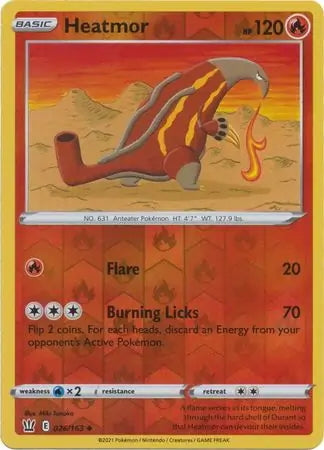 Battle Styles Heatmor #26/163 reverse holo