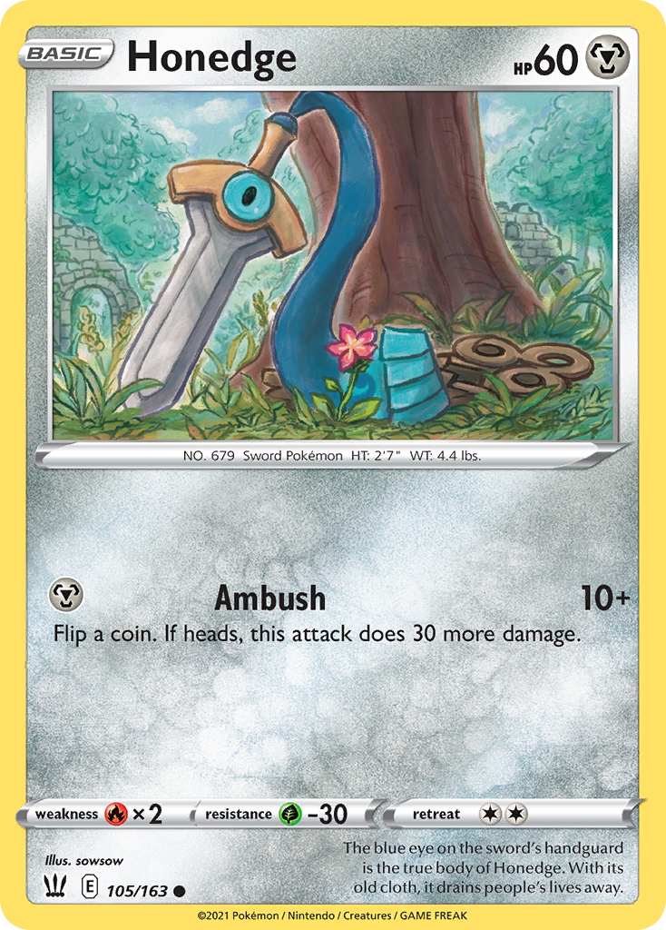Battle Styles Honedge #105/163