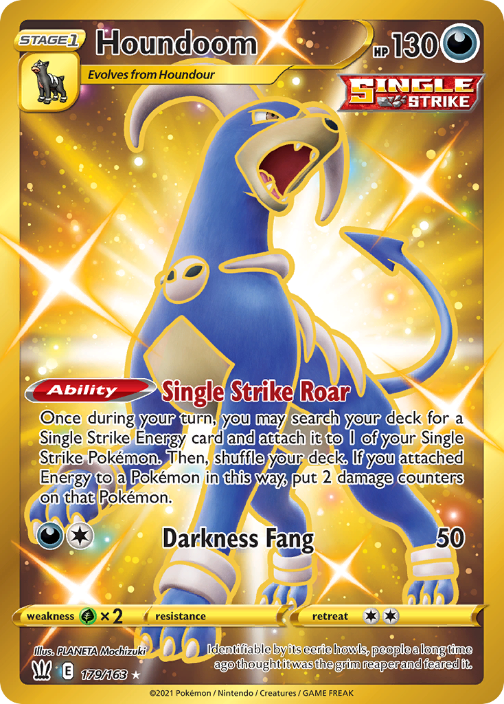 Houndoom Gold Secret Rare