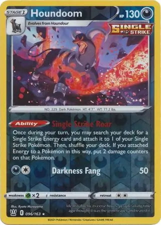 Battle Styles Houndoom #96/163 reverse holo