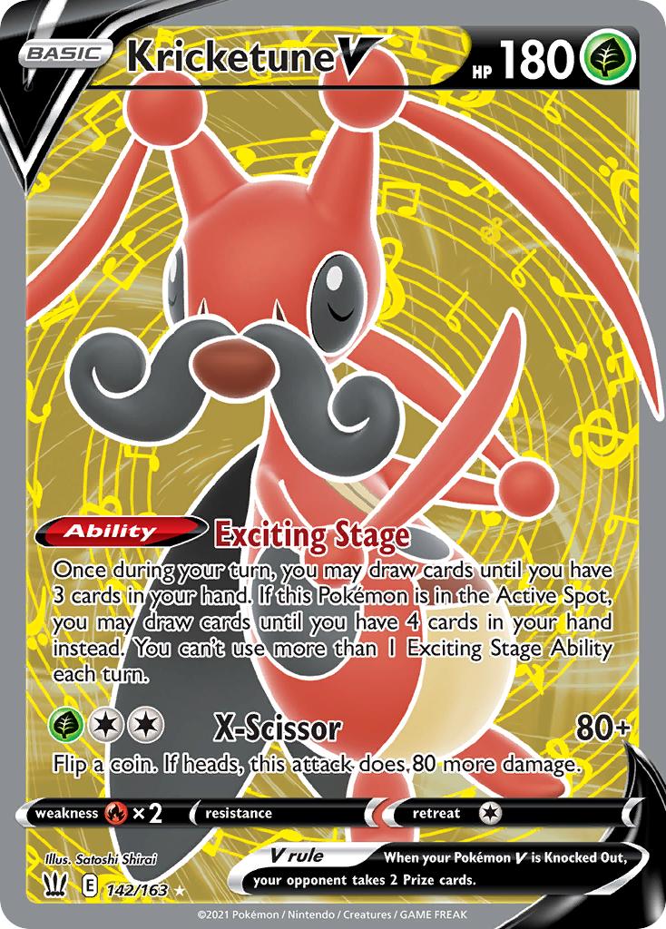 Battle Styles Kricketune V #142/163