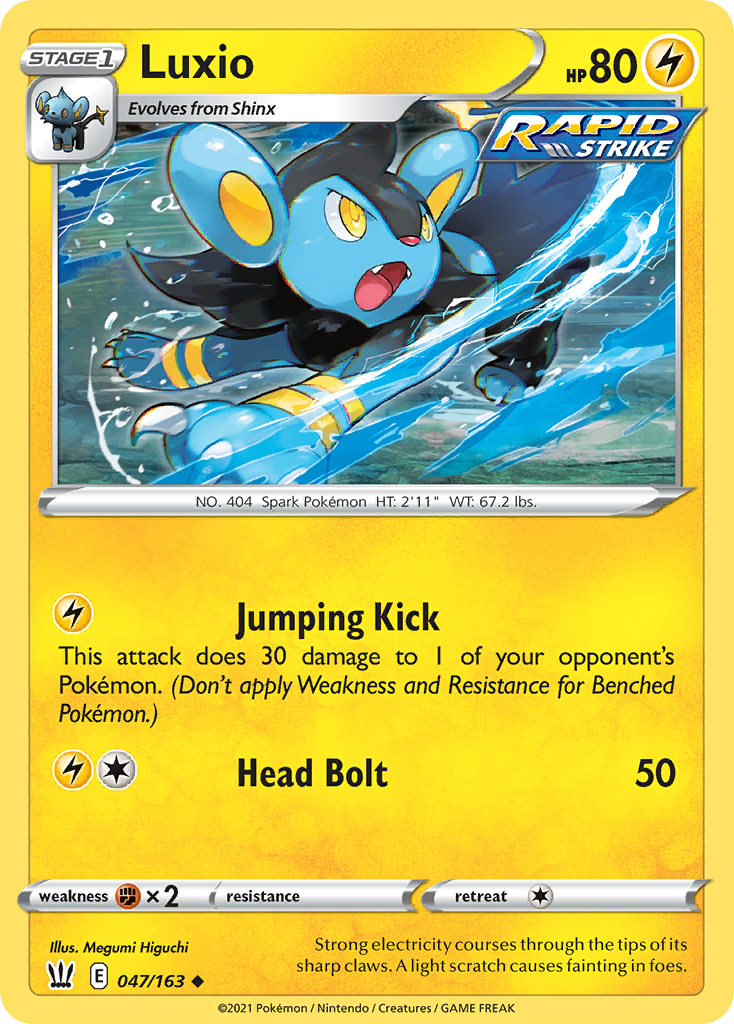 Battle Styles Luxio #47/163