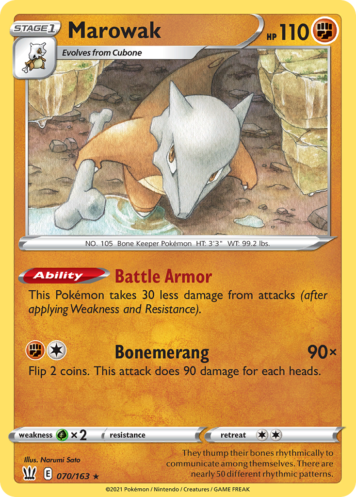 Battle Styles Marowak #70/163