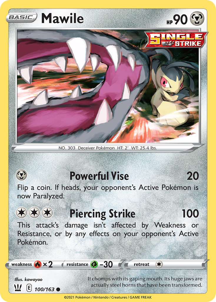 Battle Styles Mawile #100/163