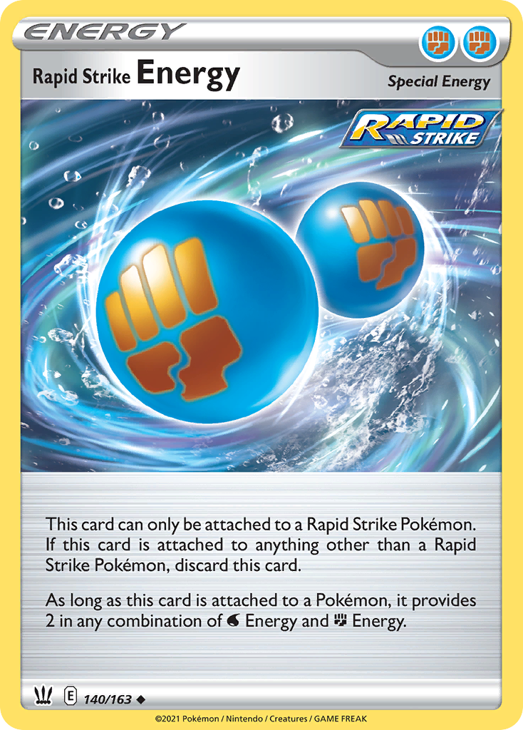 Battle Styles Rapid Strike Energy #140/163