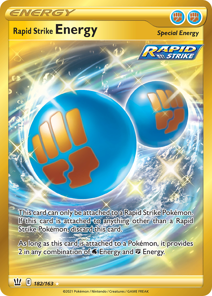 Battle Styles Rapid Strike Energy #182/163