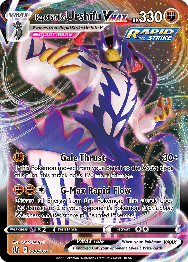 Battle Styles Rapid Strike Urshifu VMAX #88/163