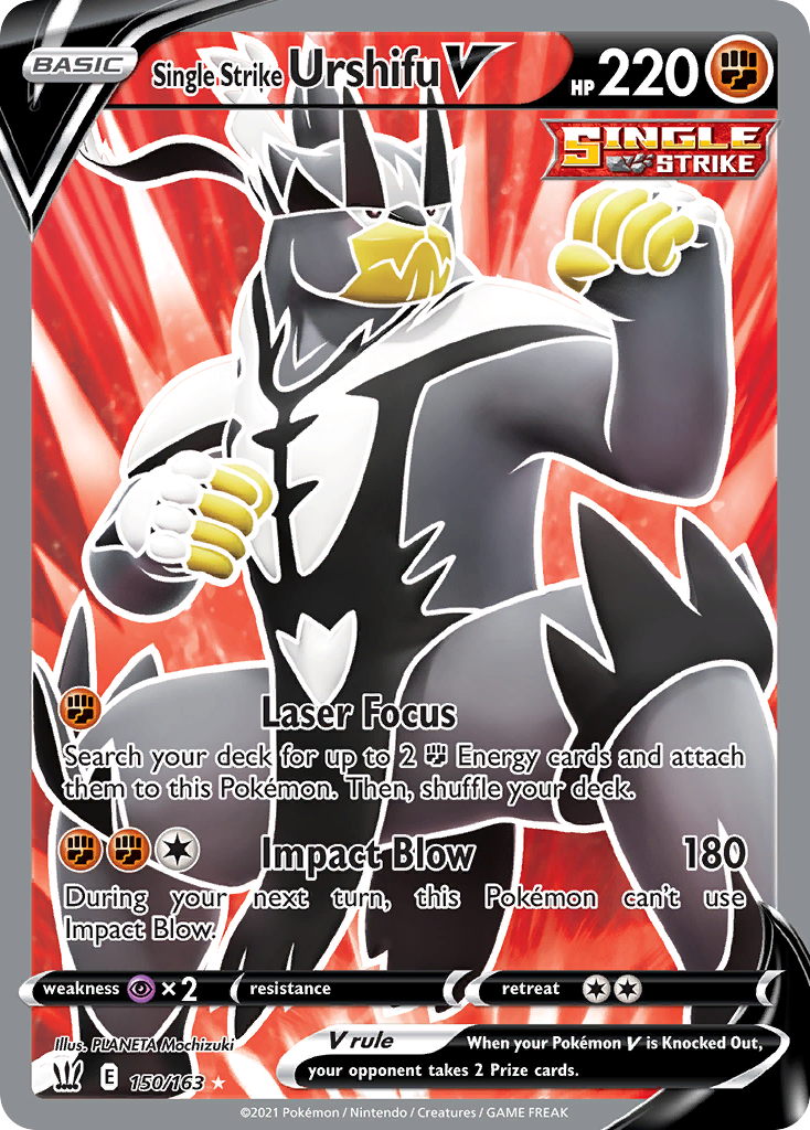 Battle Styles Single Strike Urshifu V #150/163