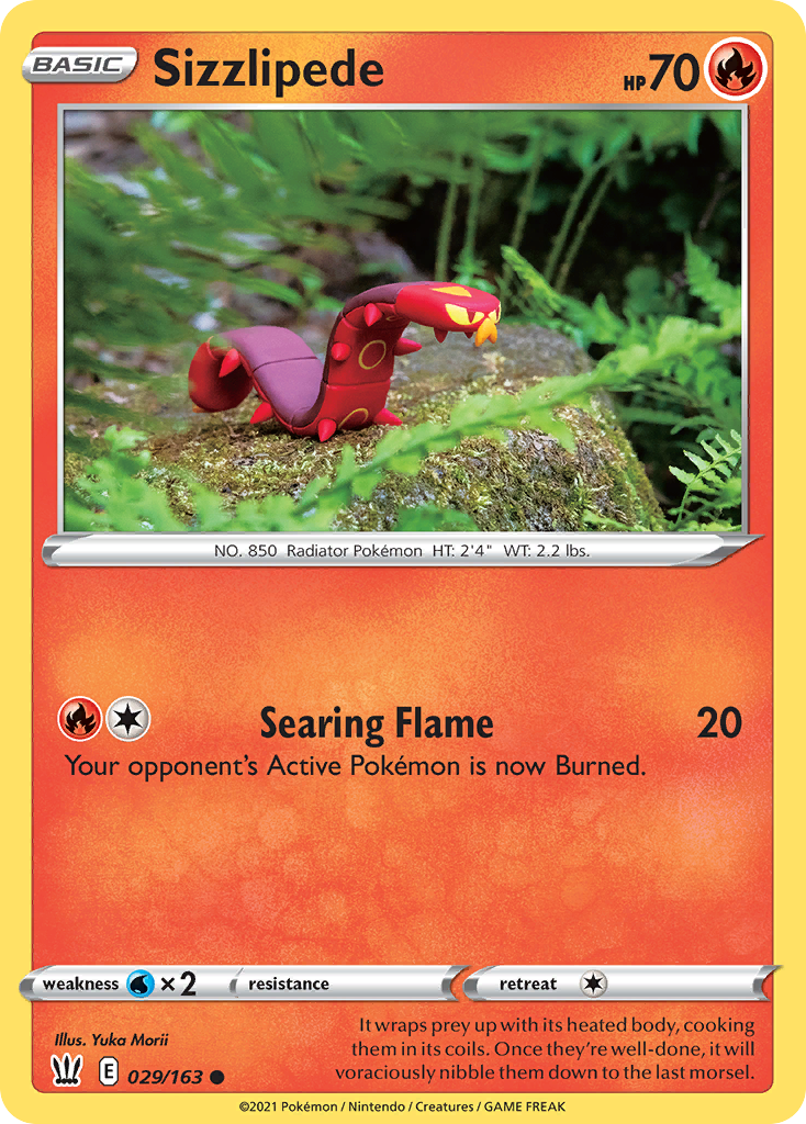 Battle Styles Sizzlipede #29/163