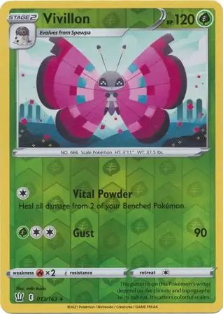 Battle Styles Vivillon #13/163 reverse holo