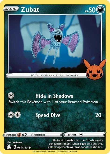 Battle Styles Zubat #89/163 Trick or Trade