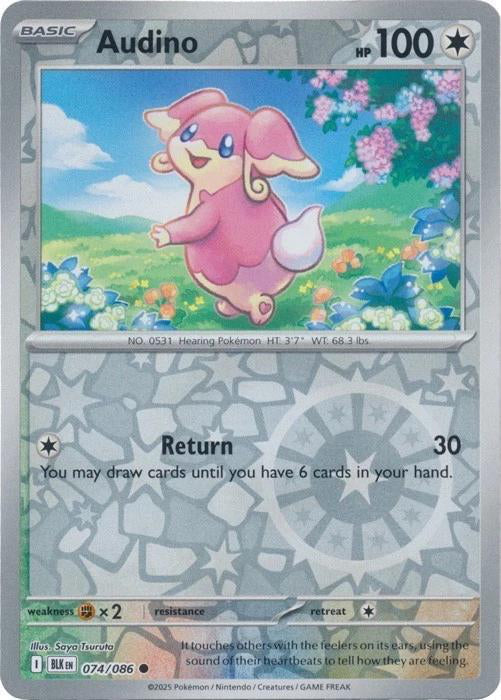 Black Bolt Audino #74/86 reverse holo