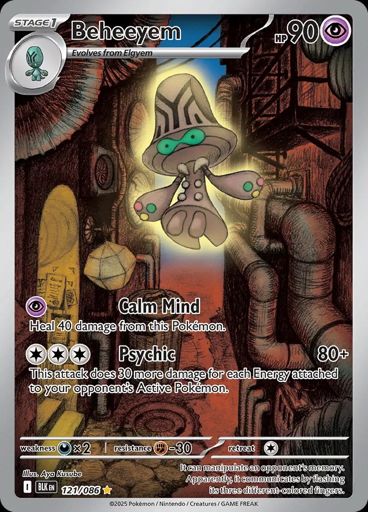 Black Bolt Beheeyem #121/86