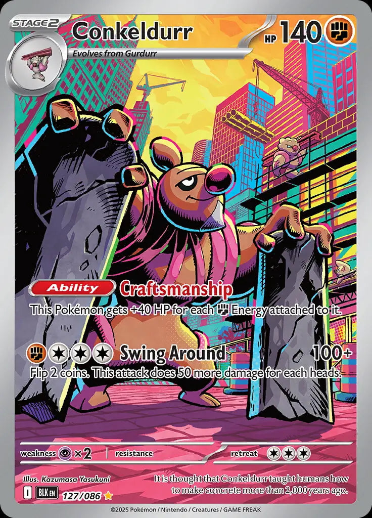Black Bolt Conkeldurr #127/86