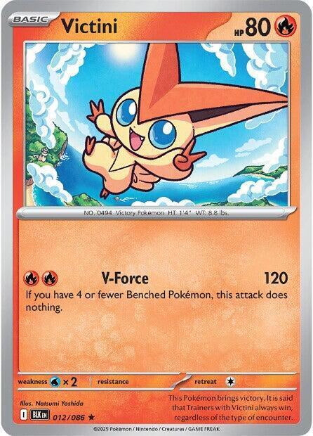 Black Bolt Holo Victini #12/86