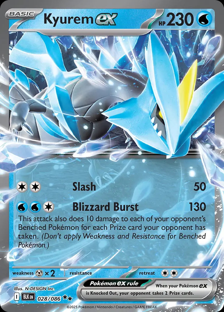 Black Bolt Kyurem ex #28/86