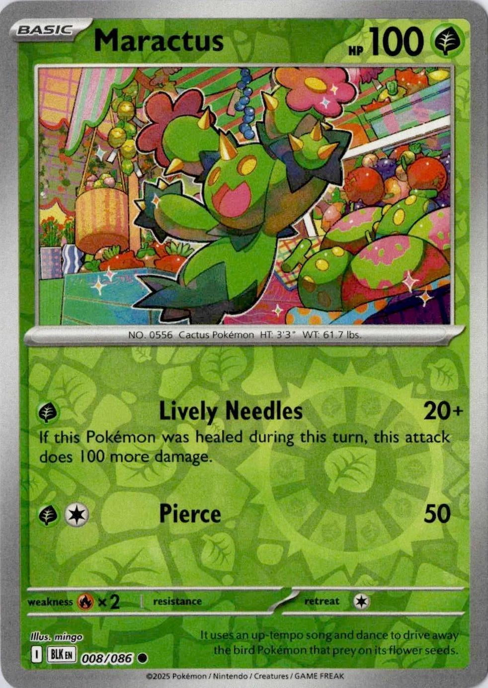 Black Bolt Maractus #8/86 reverse holo