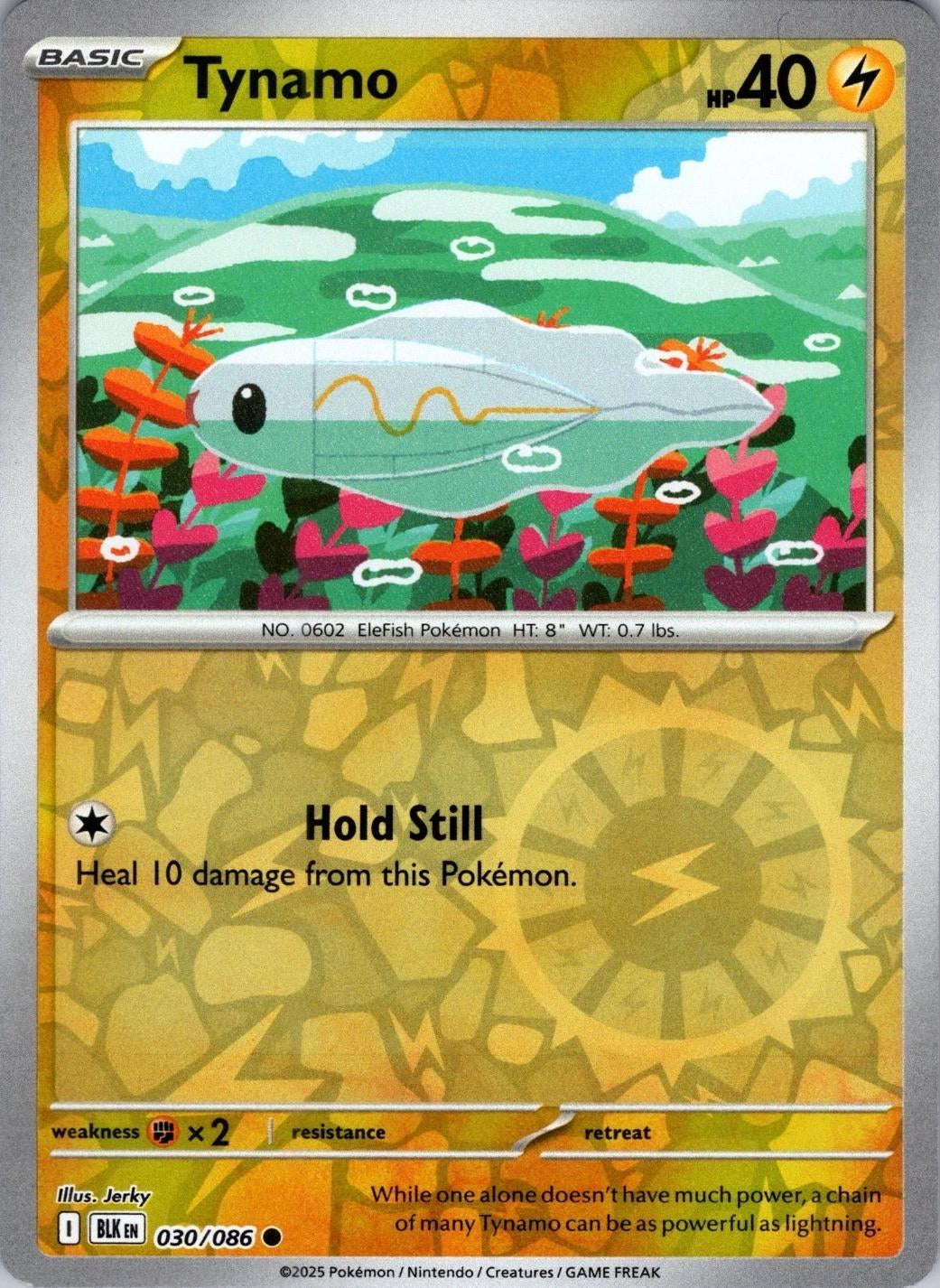 Black Bolt Tynamo #30/86 reverse holo