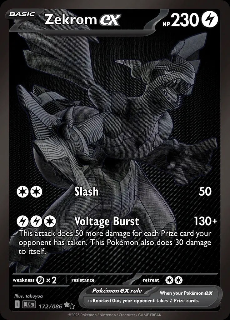 Zekrom ex 172/86 uit Black Bolt