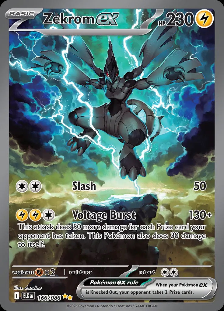 Black Bolt Zekrom ex #166/86
