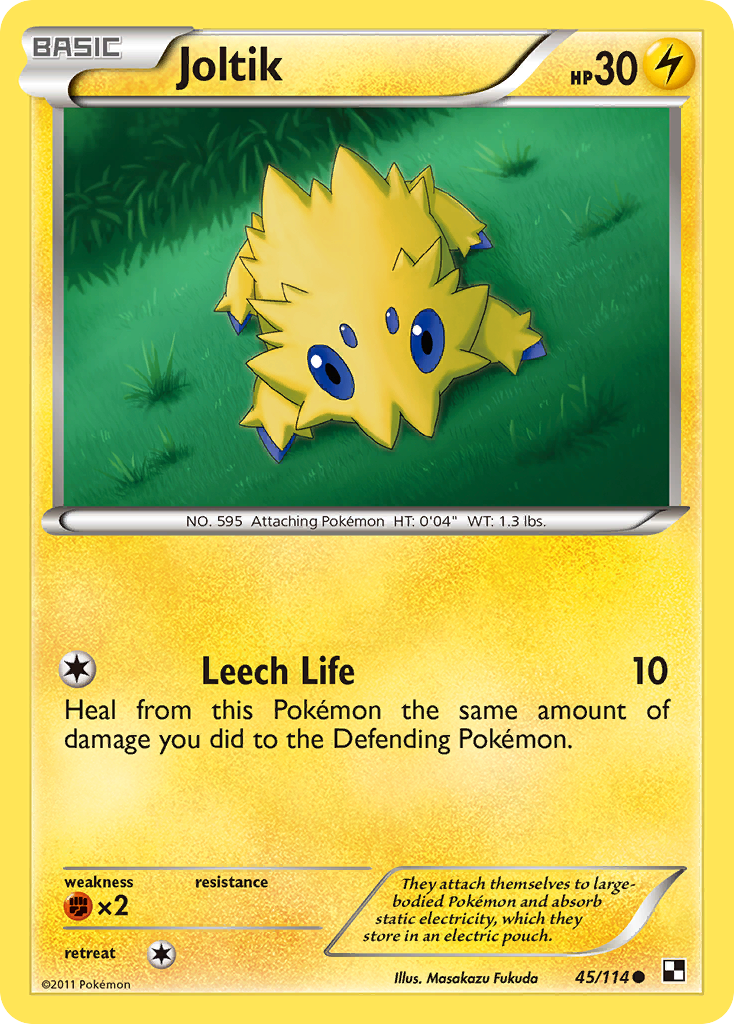 Black & White Joltik #45/114