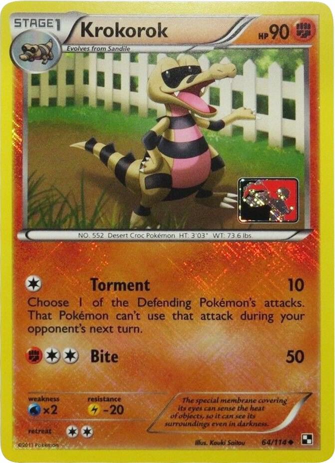 Black & White Krokorok #64 League Promo