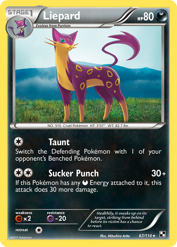 Black & White Liepard #67/114