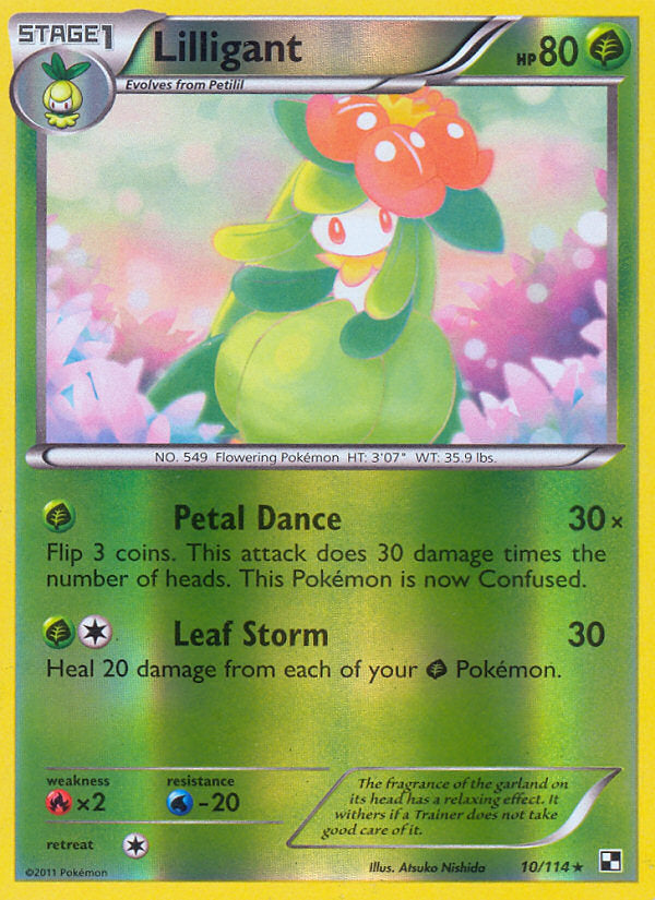 Black & White Lilligant #10/114 reverse holo