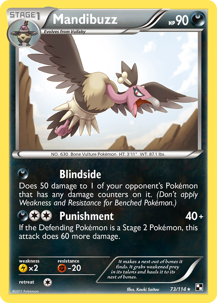 Black & White Mandibuzz #73/114